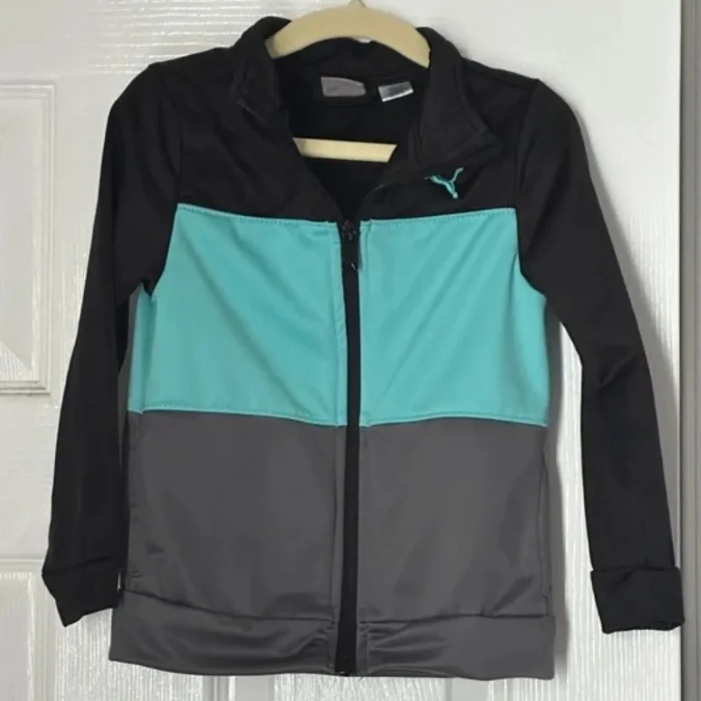 PUMA Toddler Track Jacket Size 3T Excellent Condition Spring Fall